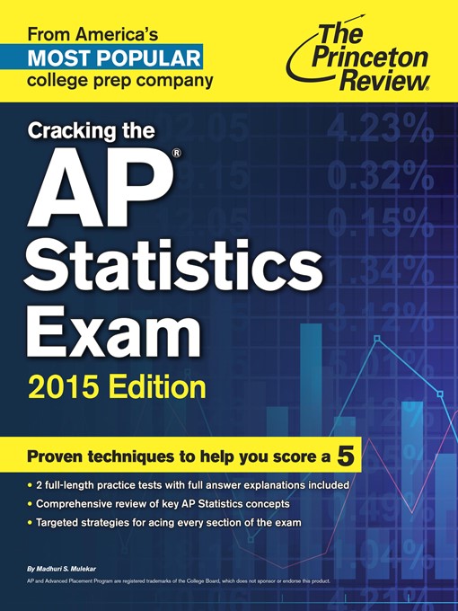 Title details for Cracking the AP Statistics Exam, 2015 Edition by Princeton Review - Available
